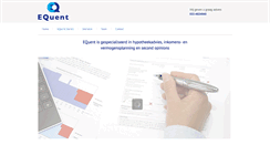 Desktop Screenshot of equent.nl