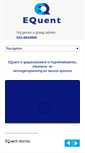 Mobile Screenshot of equent.nl